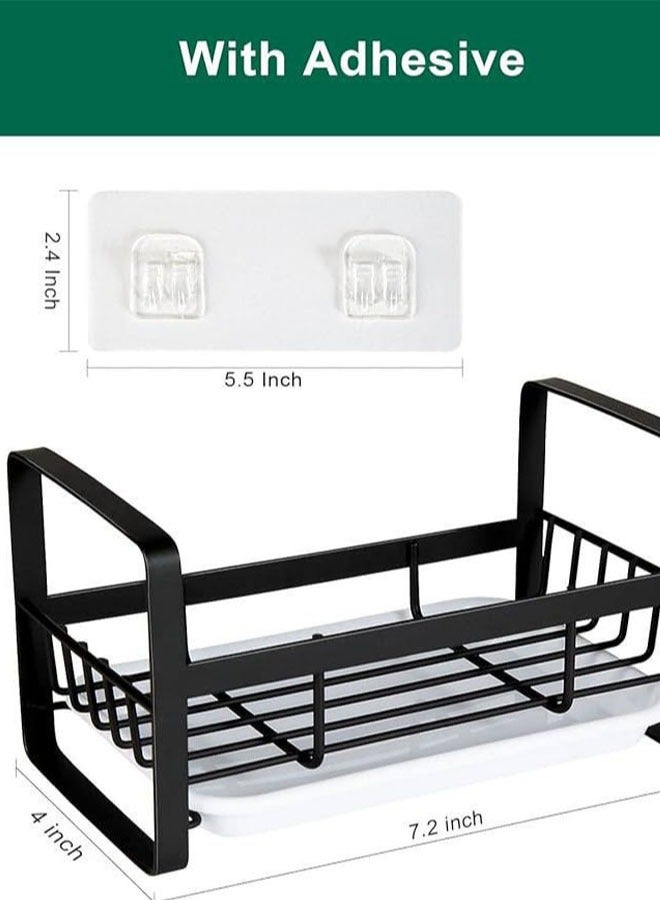 Stainless Steel Kitchen Sink Organizer - Removable Drip Tray & Dual Installation, Multi-Scene Storage Tool - Image 4