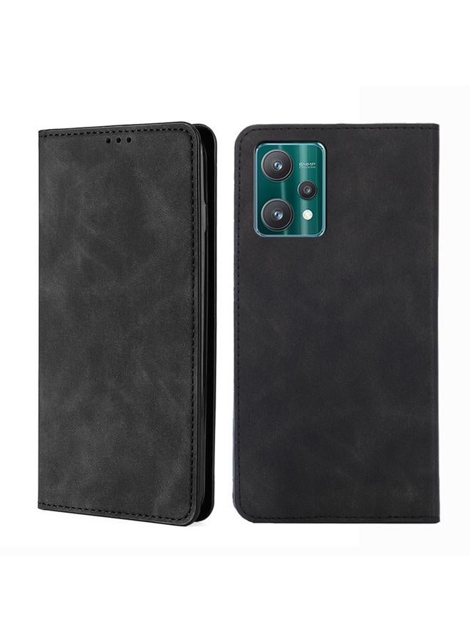 اس-توب جراب هاتف OPPO Realme 9 Pro مصنوع من الجلد مع خاصية التقليب الأفقي المغناطيسي - Image 1