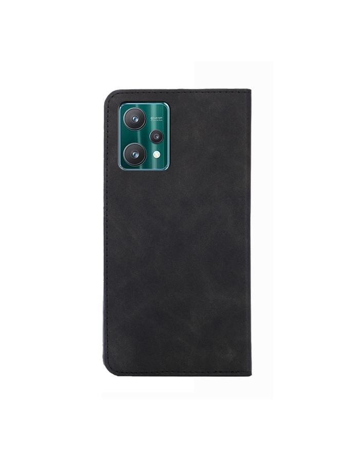 اس-توب جراب هاتف OPPO Realme 9 Pro مصنوع من الجلد مع خاصية التقليب الأفقي المغناطيسي - Image 3