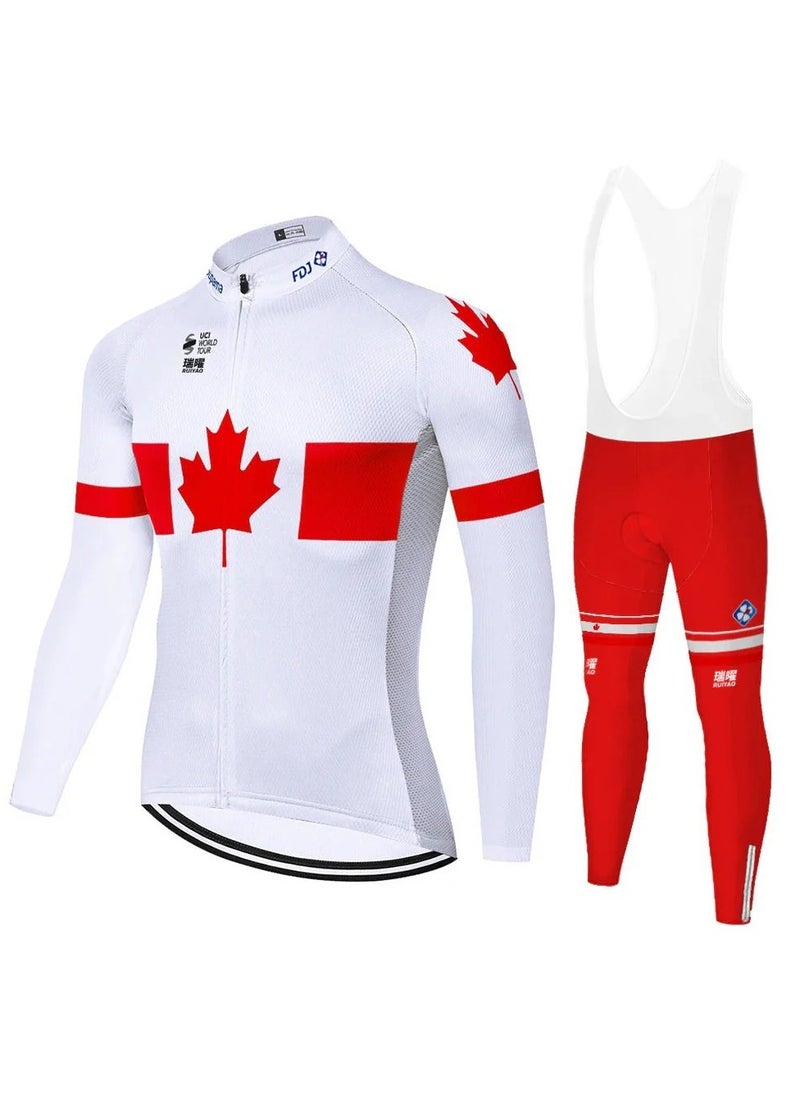 KUYING Men's And Women's Long Sleeved Thin Mountain Bike Riding Suit Set  - Image 1