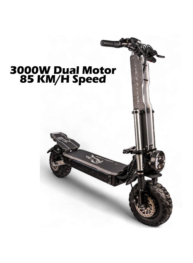 Lucky Liang Lucky Liang L6 High-Performance Folding Electric Scooter, 6000W Dual Motor, 60V 40AH Battery, 85 KM/H Max Speed, 90KM Range, 13 Inches Off-Road Tires and Bluetooth Speaker - Image 2
