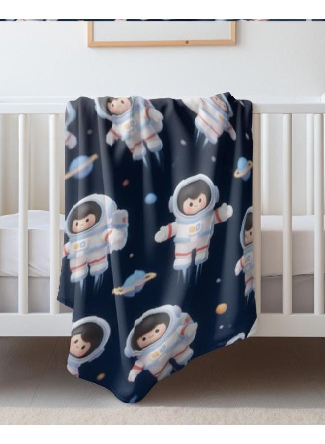 عام بطانية رقيقة من الفانيلا الكرتونية للأطفال والرضع (دافئة ومريحة، ومناسبة للنوم والألعاب) 70 سم * 100 سم - Image 1