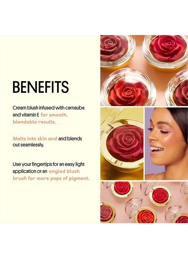 Winky Lux - Cheeky Rose, Cream Blush for Cheeks, Flower Blush with Vitamin E, Makeup Blush and Flower Makeup, Rose Crown - Image 1