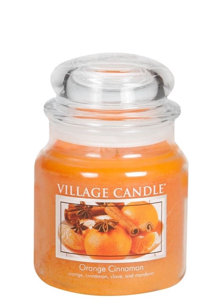 Village Candle - Village Candle Orange Cinnamon Medium - Image 1