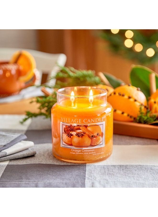 Village Candle - Village Candle Orange Cinnamon Medium - Image 1