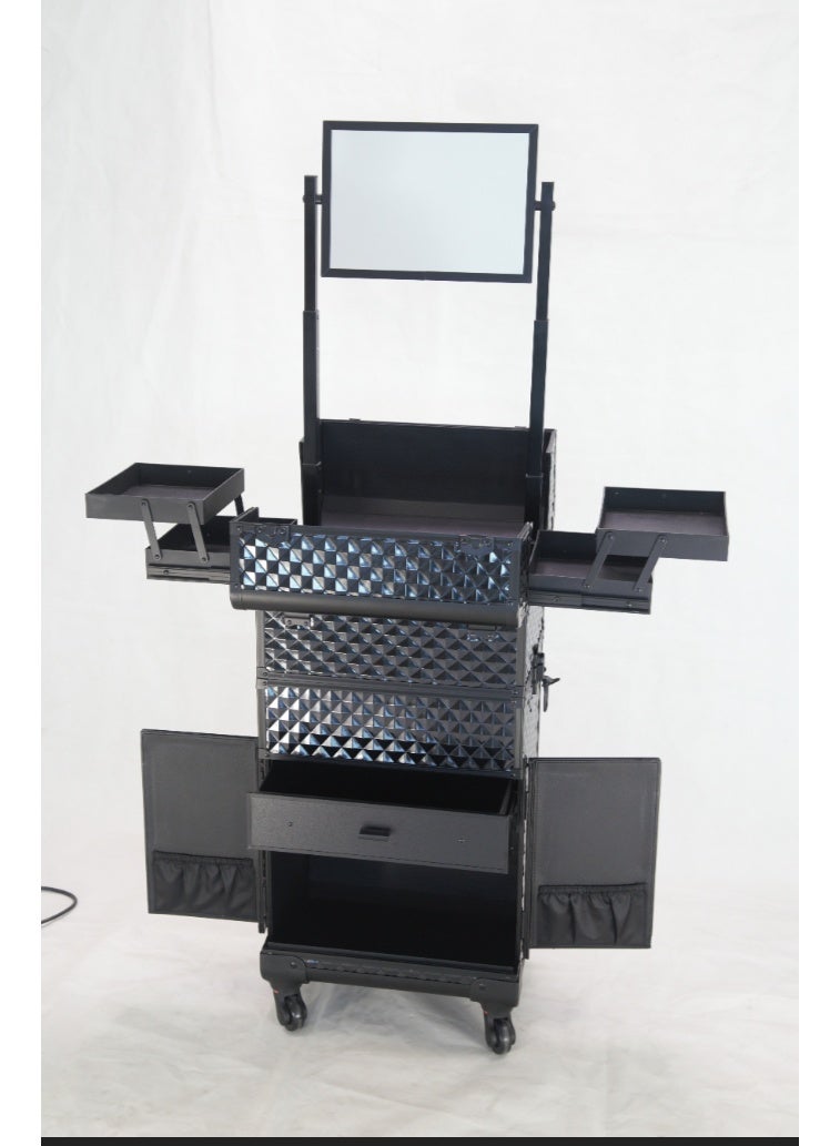 Sunrise case 2 in 1 Interchangeable Series Make Up Carrying Cosmetic Train Case