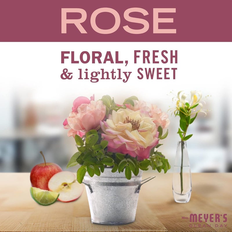 MRS. MEYER'S CLEAN DAY Liquid Hand Soap Rose (12.5 Fl Oz (Pack of 3)) - Image 4