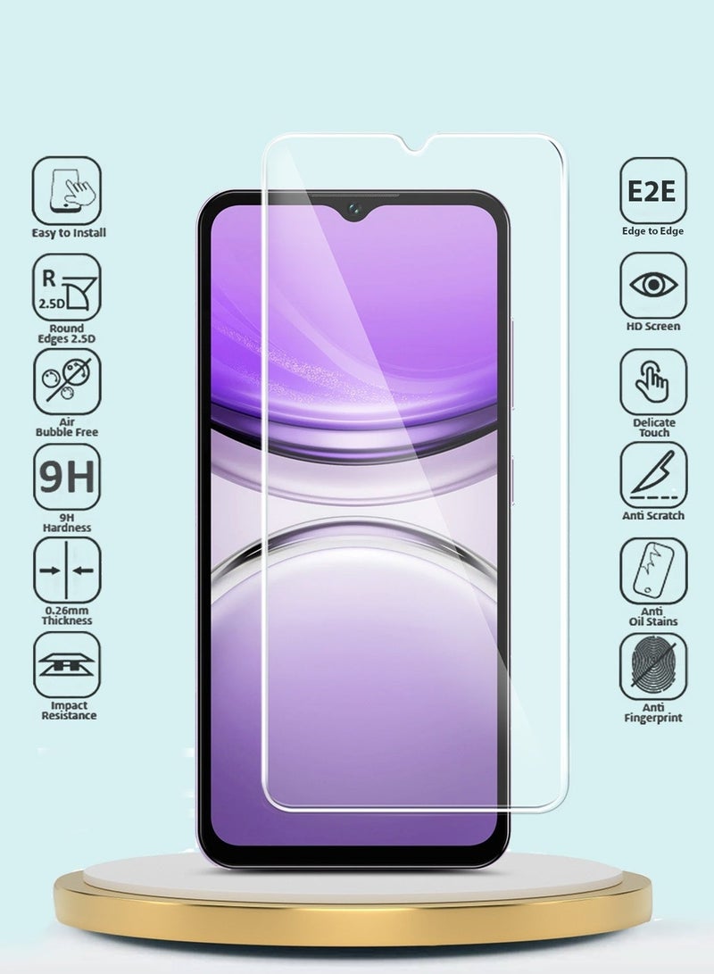 GMAX [2 PACK] Oukitel C2 4G 2025 GMAX Premium Series Curved Edges 9H 2.5D Tempered Glass Screen Protector - Clear - Image 2
