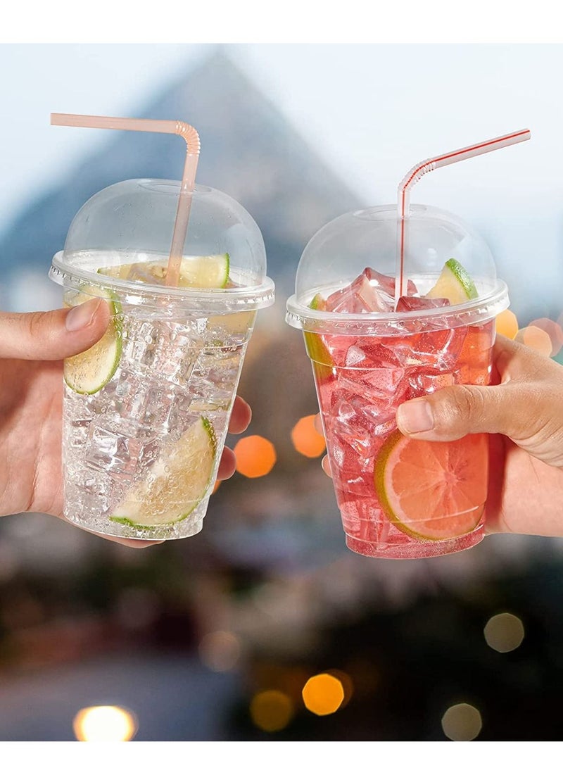 200Pc Disposable Plastic Drinking Cup 14oz For Smoothies Juices Home And Office - Image 4