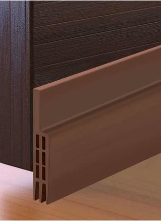 2 Pack Under Door Draft Stopper, Soundproof Rubber Bottom Seal, Bottom of Door Sweep for Against Drafts Dust Noise Animals(5×100CM, Brown) - pzsku/Z91461353C46FD19DFCCDZ/45/_/1727258118/2abb3587-412c-4ab2-987d-48dfd9221f29