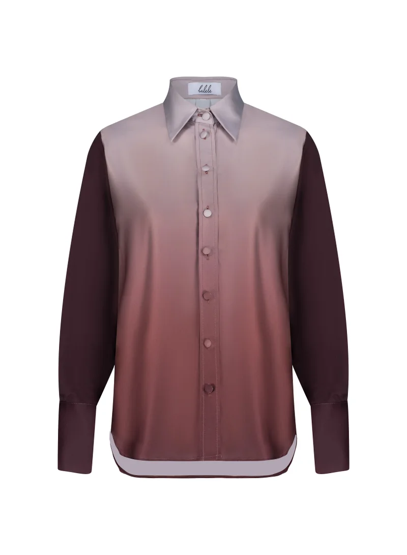 Lalele Ombre Satin Shirt