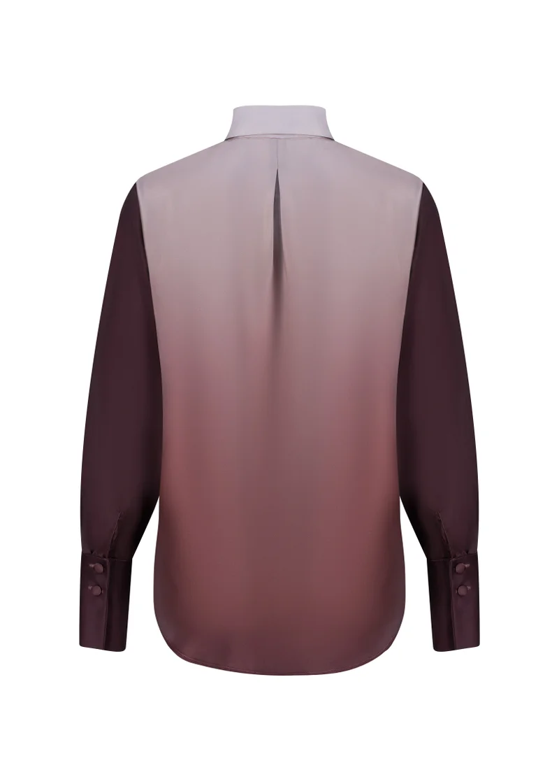 Lalele Ombre Satin Shirt
