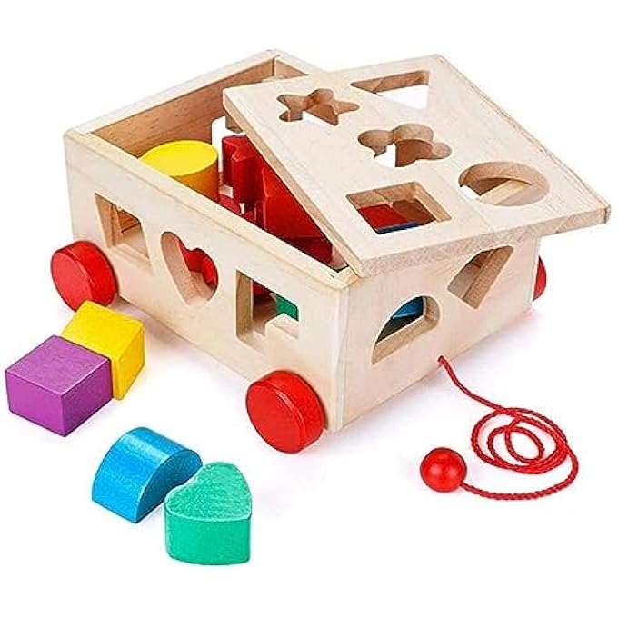 SHAPE SORTER TOY, BUILDING TOYS CHILDREN EDUCATIONAL BUILDING BLOCKS TOYS FOR BABIES EARLY EDUCATIONAL GAME TOY TODDLERS - Image 2