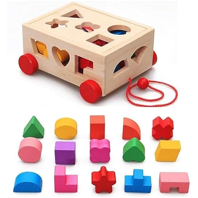SHAPE SORTER TOY, BUILDING TOYS CHILDREN EDUCATIONAL BUILDING BLOCKS TOYS FOR BABIES EARLY EDUCATIONAL GAME TOY TODDLERS - Image 4