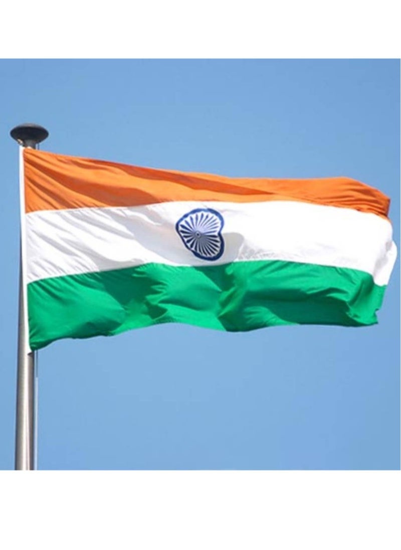 Vitacelli - INDIA  Flag National Day Durable Long Lasting For Outdoor And Indoor Use For Building Home And Car Decoration 150X90CM - Image 1