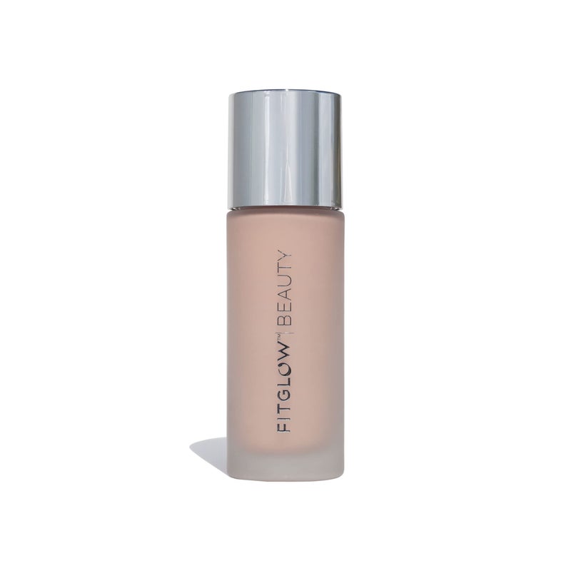 Fitglow Beauty  Natural Foundation PhotoFiltering Foundation  Vegan WomanOwned Clean Beauty F2  Light Cool Peach Undertones