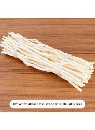 Branch Trunk Decoration Landscape Creative Diy Handmade Model Material Log Small Stick Round Wood Chip Solid Wood Photo Frame-Color:Rice White Sticks 50 High About 40cm - pzsku/Z91465B2A4CC22EA6100FZ/45/1745820220/e1c205f2-f8a4-473e-b964-33e33016f5c7