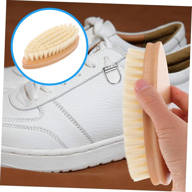 فرشاة غسيل صفراء فاتحة بشعيرات ناعمة أداة تنظيف متعددة الوظائف للملابس والأحذية والمنزل والسفر - Image 4
