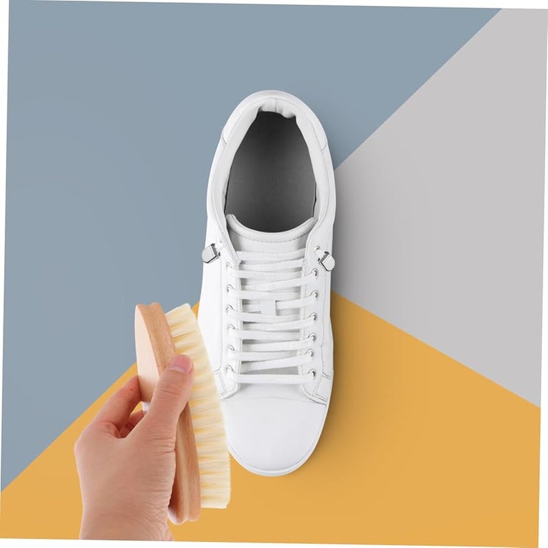 فرشاة غسيل صفراء فاتحة بشعيرات ناعمة أداة تنظيف متعددة الوظائف للملابس والأحذية والمنزل والسفر - Image 5