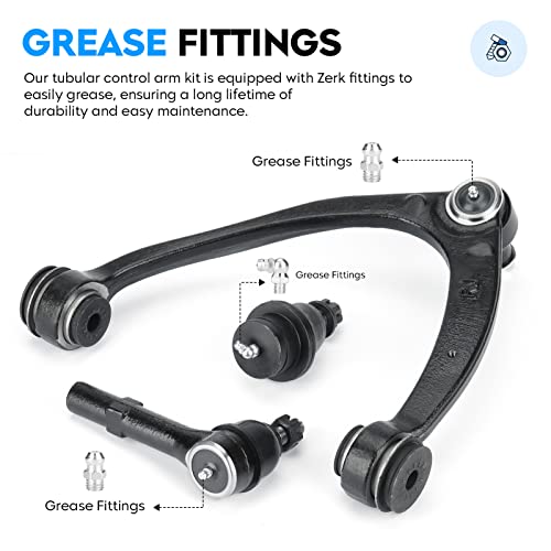 AEagle 10PCS Front Upper Control Arms for Escalade Chevy Silverado Avalanche Suburban Tahoe GMC Sierra Yukon 2007-2014 | w/Ball Joints Suspension Kit Replaces K80669 K700432 - Image 2