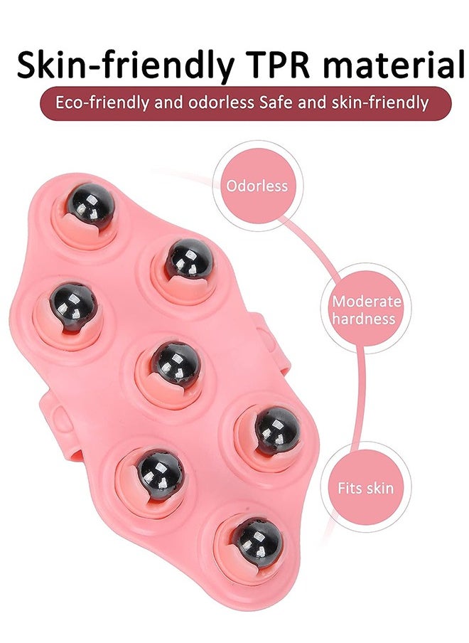 Ant Portable Roller Ball Massage,Glove Muscle Relax Slimming Magnetic Bead Body Massager,Metal Bead Roller Ball Massager for Muscle Back Neck Joint Foot Shoulder Leg Pain Relief  - Image 2