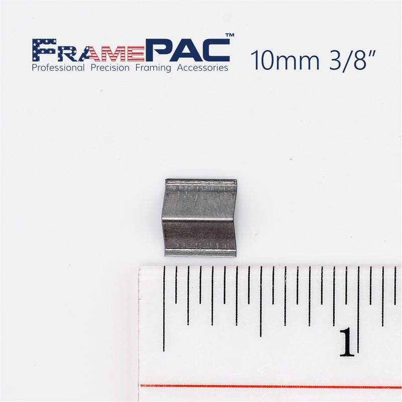 Framepac V Nails For Picture Frames Softwood (Amp) 10Mm (3/8 Inch) [3000 V-Nail Pack Stacked] - (For Use In Automatic V Nailer For Picture Framing Automatic V Nailer For Picture Frames) - Image 4
