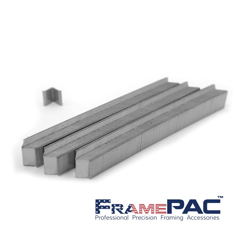 Framepac V Nails For Picture Frames Softwood (Amp) 10Mm (3/8 Inch) [3000 V-Nail Pack Stacked] - (For Use In Automatic V Nailer For Picture Framing Automatic V Nailer For Picture Frames) - Image 3