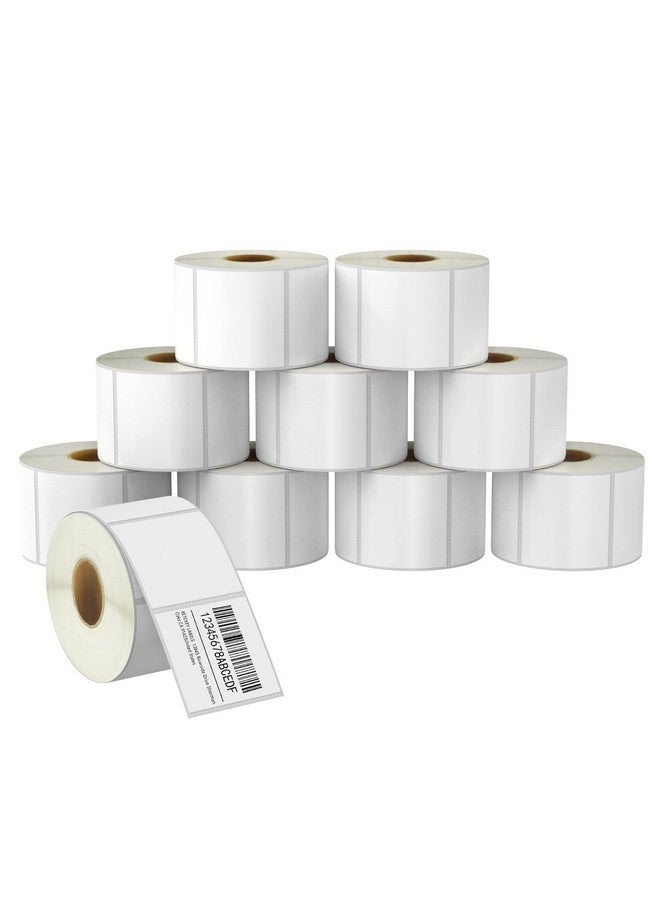 BETCKEY 2.25" X 2" (57 Mm X 51 Mm) Upc Barcode & Address Labels Compatible With Zebra & Rollo Label Printerpremium Adhesive & Perforated [10 Rolls 7000 Labels] - Image 1