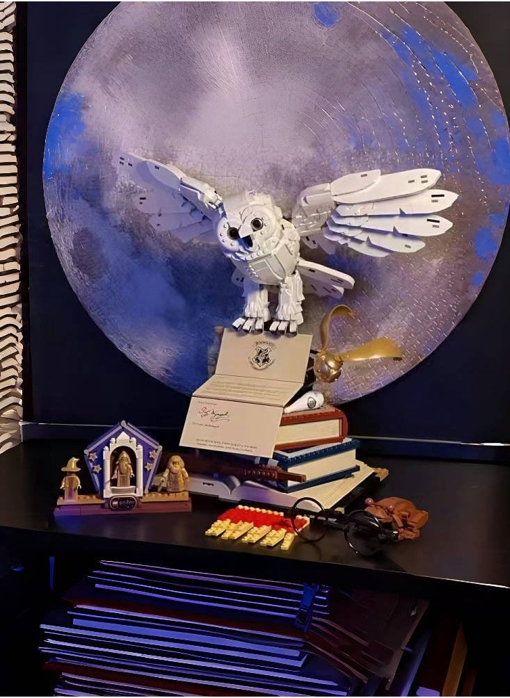 Harry Potter Hedwig-style Building Blocks Owl Assembly Children's Toys Intellectual Development  - Image 3