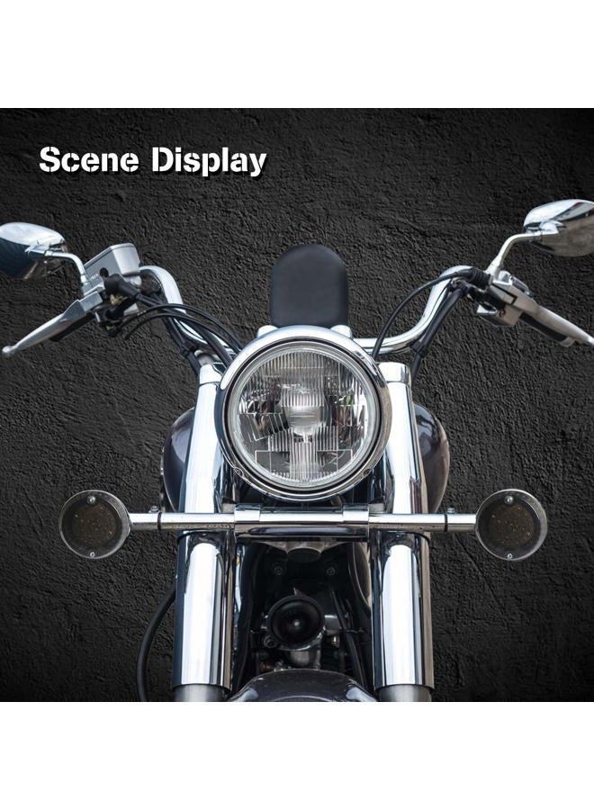 NTHREEAUTO 2.87 Inch Smoked Turn Signal Lens Cover Compatible with Kawasaki Vulcan, W650, Zephyr, Eliminator, Yamaha - Image 4