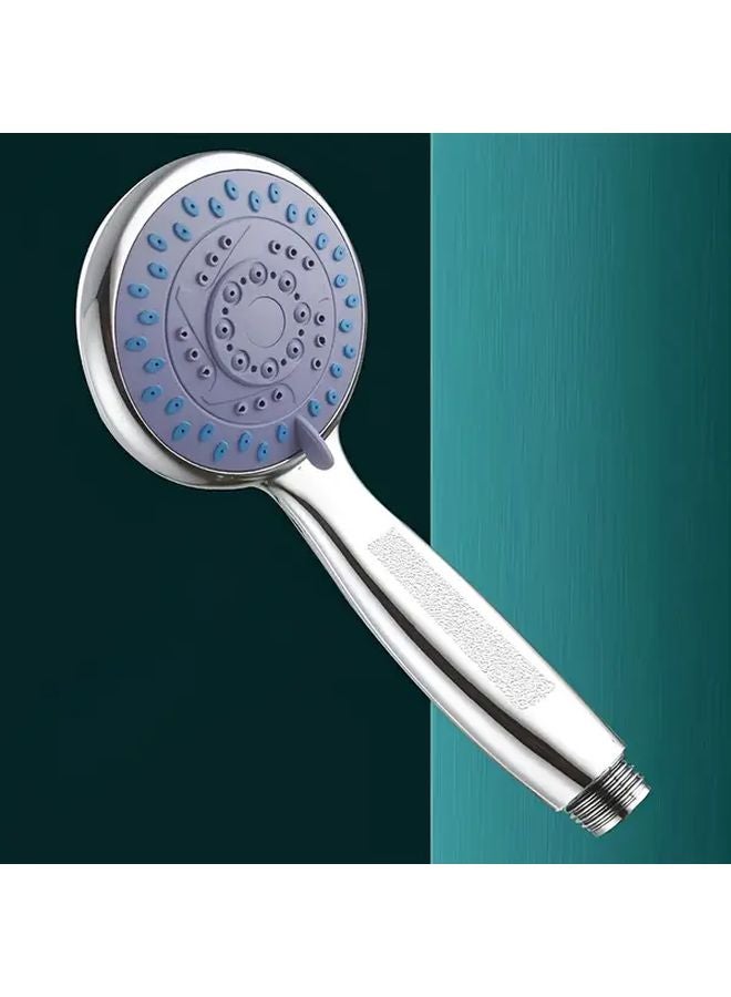 1pc Four Speed Adjustable Pressurized Shower Head Racket Bath Showerhead - Image 2