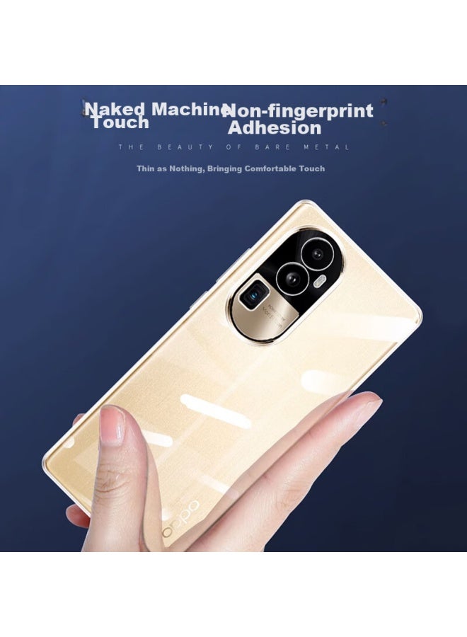 Kmaxai غطاء هاتف لـ Oppo Reno10 Pro+، غطاء واقي فائق الرقة، حماية كاملة للعدسة، مقاوم للخدش، مضاد للصدمات، غطاء ناعم شفاف بسيط من TPU، شفاف - Image 4