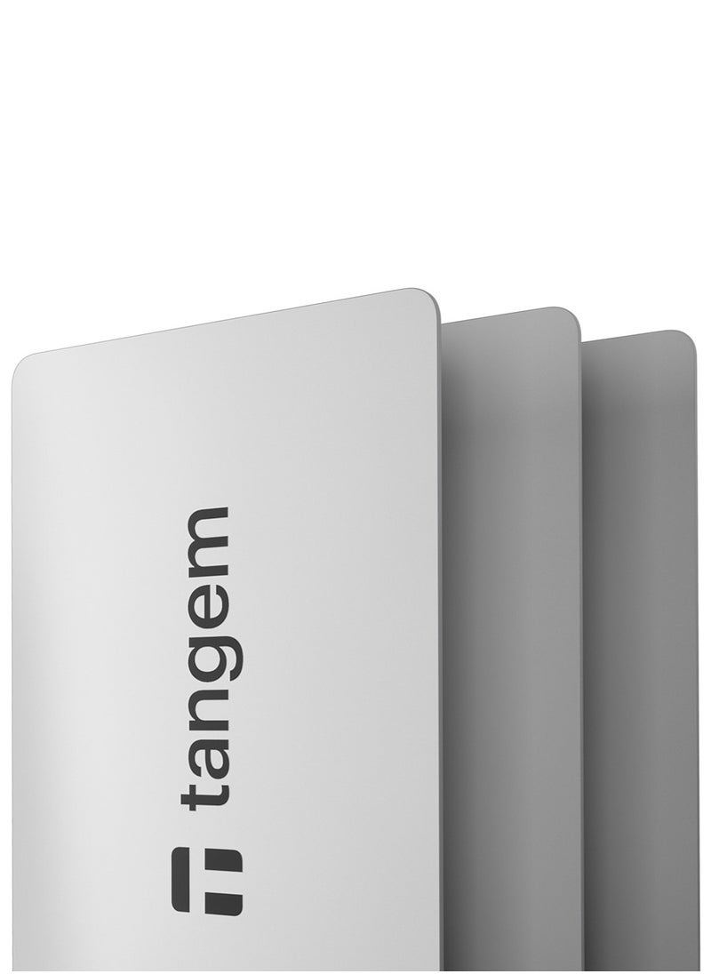 tangem Tangem Crypto Hardware Wallet 2.0 [PACK OF 3] - White  - Image 2