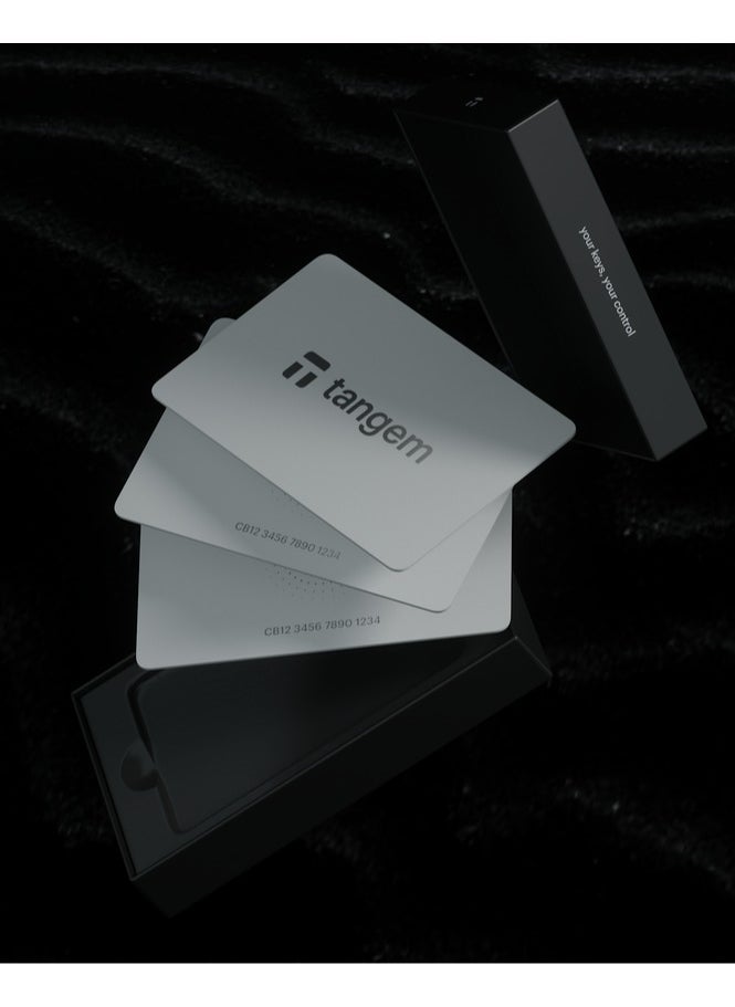 tangem - Tangem Crypto Hardware Wallet 2.0 [PACK OF 3] - White - Image 1
