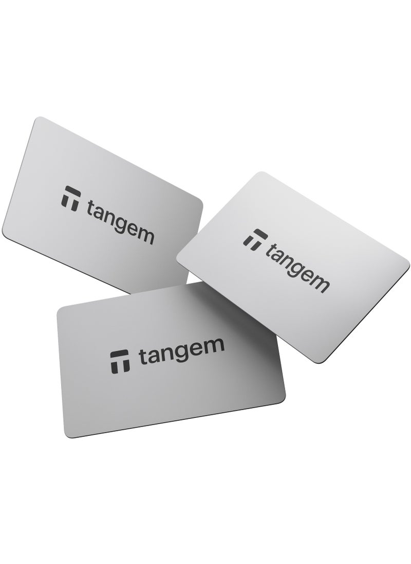 tangem Tangem Crypto Hardware Wallet 2.0 [PACK OF 3] - White  - Image 1