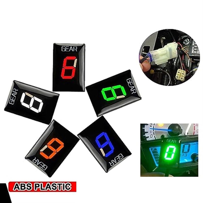 Wivplex 1-6 Gear Indicator for W800 Motorcycles - Image 3