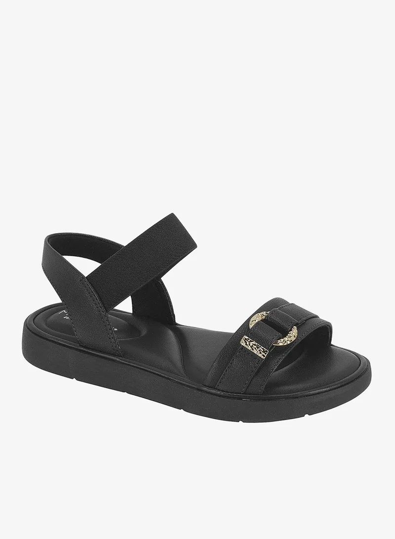Modare Black Modare Women’s Backstrap Sandals – Secure Fit with Comfortable Everyday Design for Women | Best Price UAE