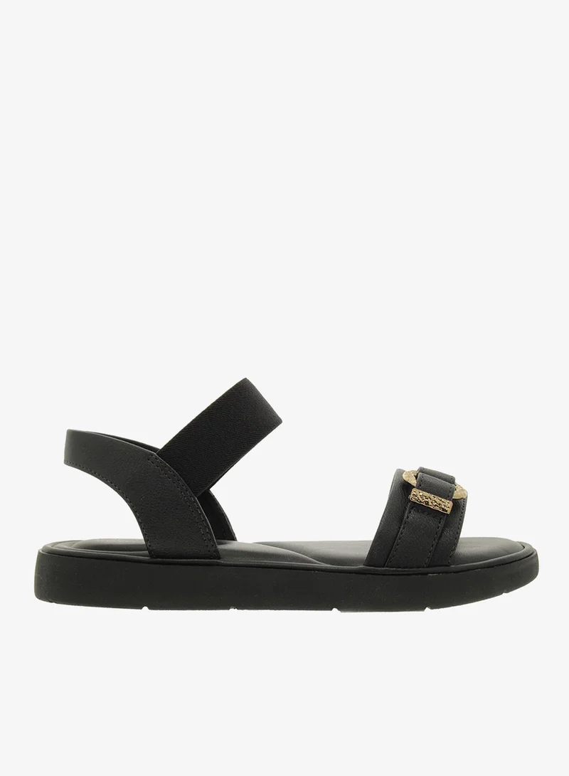 Modare Black Modare Women’s Backstrap Sandals – Secure Fit with Comfortable Everyday Design for Women | Best Price UAE