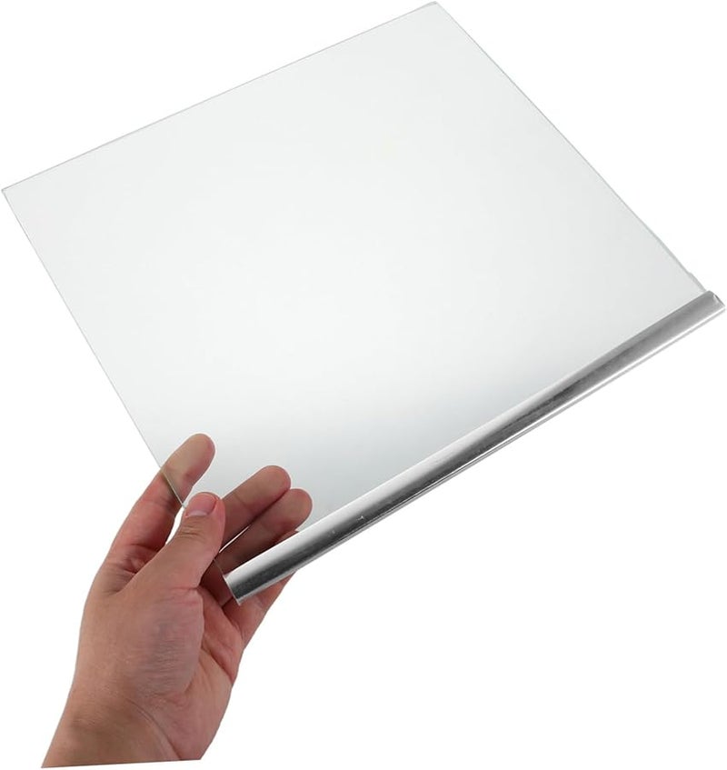 رفرف ثلاجي من الزجاج المقسى 30x27 سم منظف تخزين الثلاجة ملحق الفريزر - Image 5