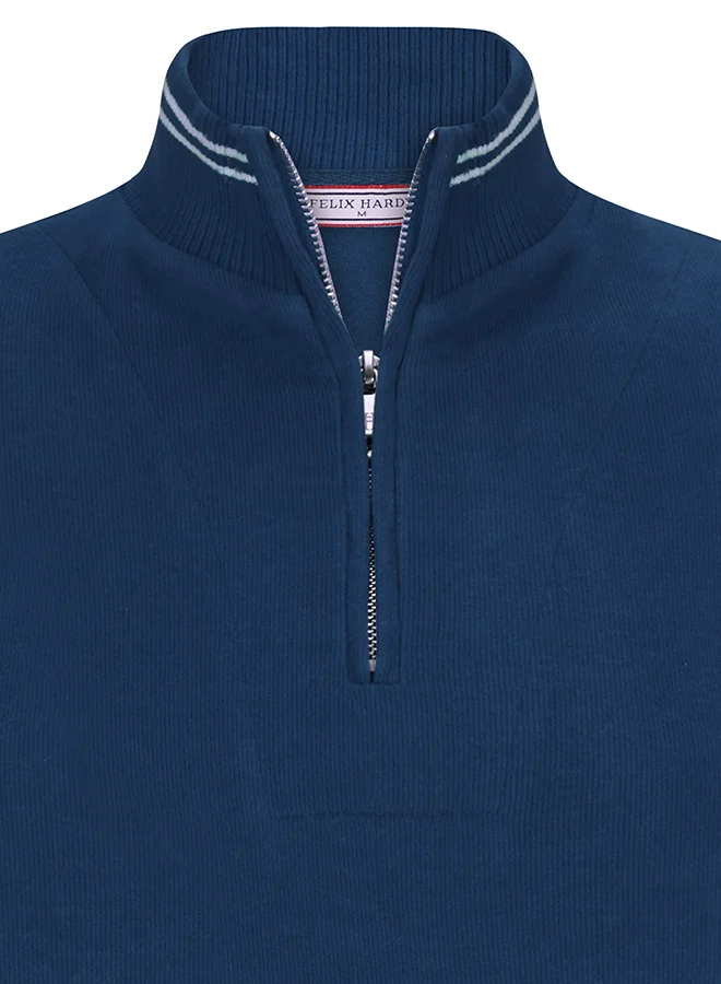 فيليكس هاردي Half-Zip Knit Sweater