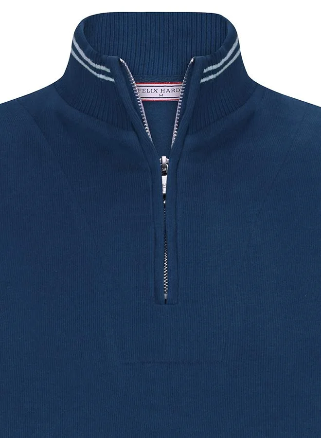 فيليكس هاردي كنزة صوفية بسحاب نصفي