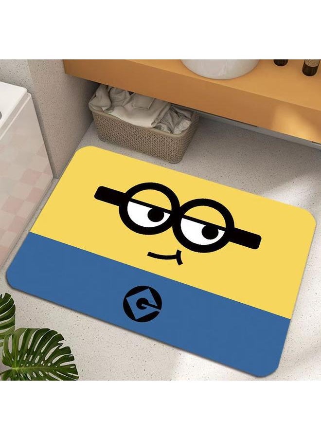 Bluejw Cartoon Minions Bathroom Mat Soft Diatom Mud Entrance Door Mat Water Absorbent Quick-drying Dirty Resistant Door Mat  - Image 5