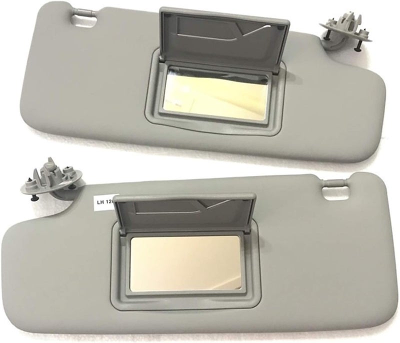 QASULER Sun Visor with Makeup Mirror for Chevrolet Spark - Image 2