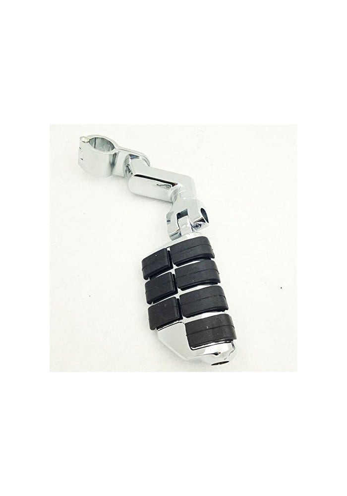XKMT Chromed Highway Clamps 1.5" Large Foot Pegs for V-STAR Roadstar and KAWASAKI VULCAN - Image 2