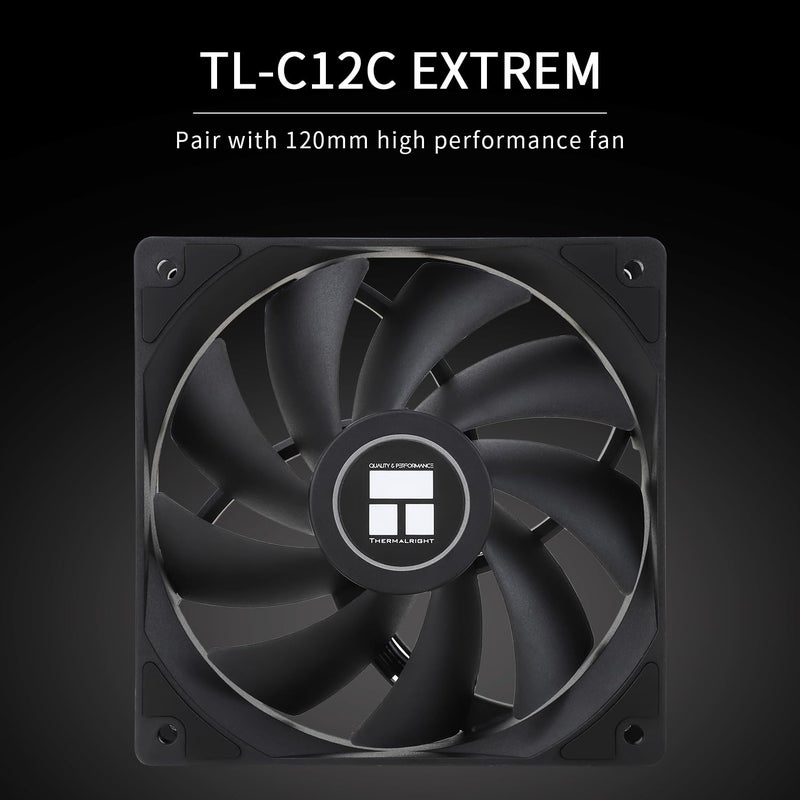 Thermalright Peerless Assassin 120 SE Extrem CPU Air Cooler with 6 Heat Pipes, Dual PWM Fans, AGHP heatpipe Technology, 154mm High Cooling, for AM5/AM4, Intel LGA1851/1700/1150/1151/1155/1156/1200 - Image 5