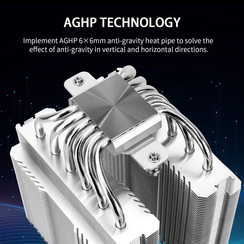 Thermalright Peerless Assassin 120 SE Extrem CPU Air Cooler with 6 Heat Pipes, Dual PWM Fans, AGHP heatpipe Technology, 154mm High Cooling, for AM5/AM4, Intel LGA1851/1700/1150/1151/1155/1156/1200 - Image 2