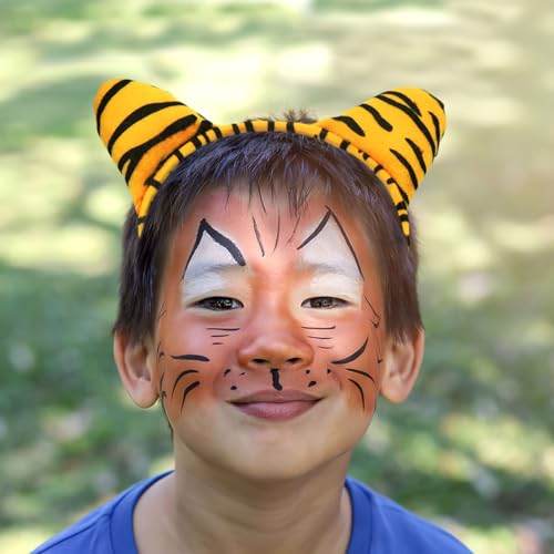 Liatunou Tiger Headband,Tiger Costume Headwear Cute Tiger Ears for Halloween Christmas Party Favor Birthday Gift - Image 4