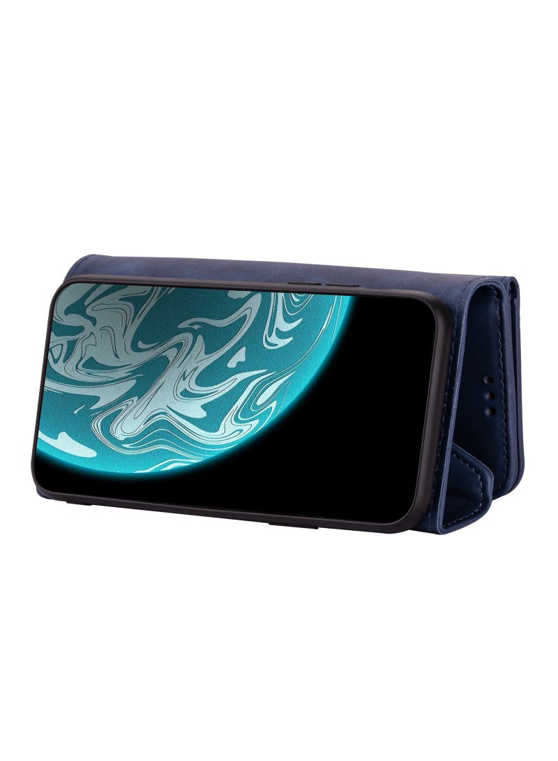 Suteni Flip Cover Card Slots Leather Phone Case for Samsung - Image 2