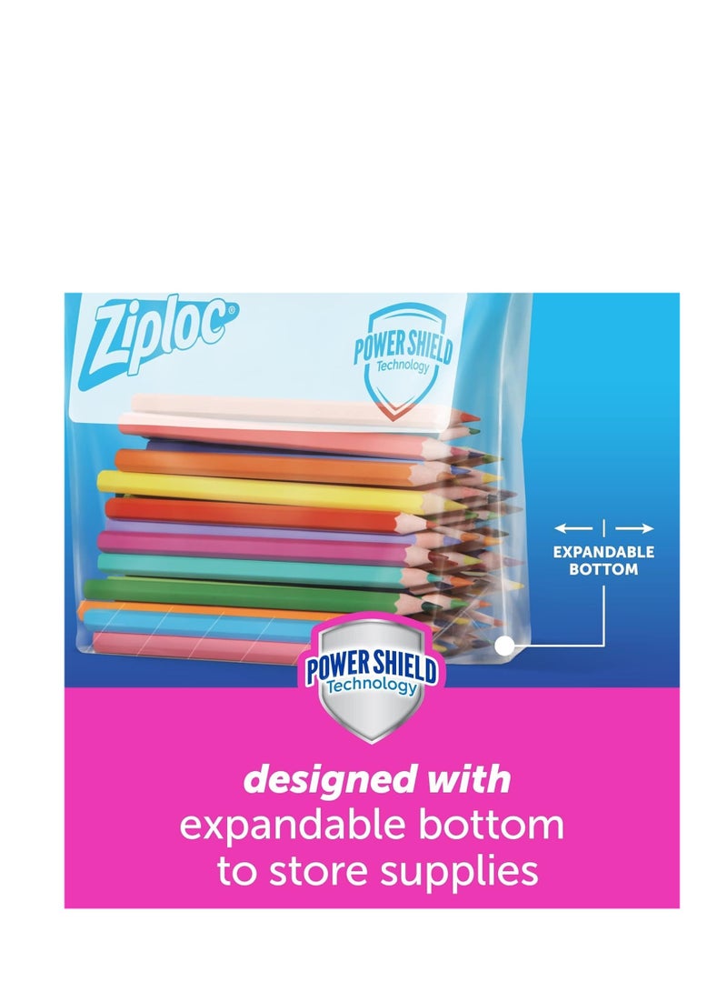 Ziploc Ziploc Slider Storage Bags – Pack of 42, Durable Seal & Easy Open/Close, BPA-Free Food & Freezer Bags - Image 4