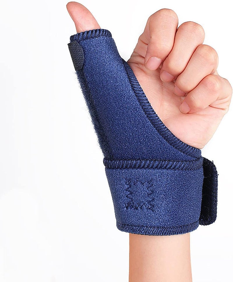 klarako Thumb Splint Brace, Breathable Thumb & Wrist Support Stabilizer Splint for BlackBerry Thumb, Trigger Finger, Pain Relief, Arthritis, Tendonitis, Sprained and Carpal Tunnel(Left) - Image 2